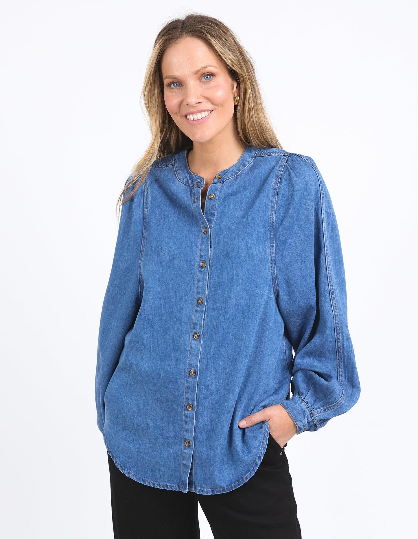 SHIRT BROOKE DENIM
