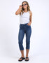 JEAN MOLLIE CAPRI - BLUE