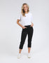 JEAN MOLLIE CAPRI - BLACK