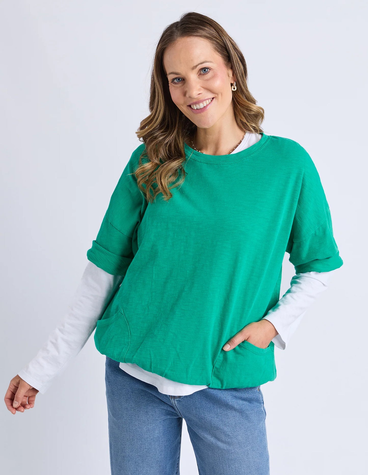 SWEAT MAZIE - TURQUOISE