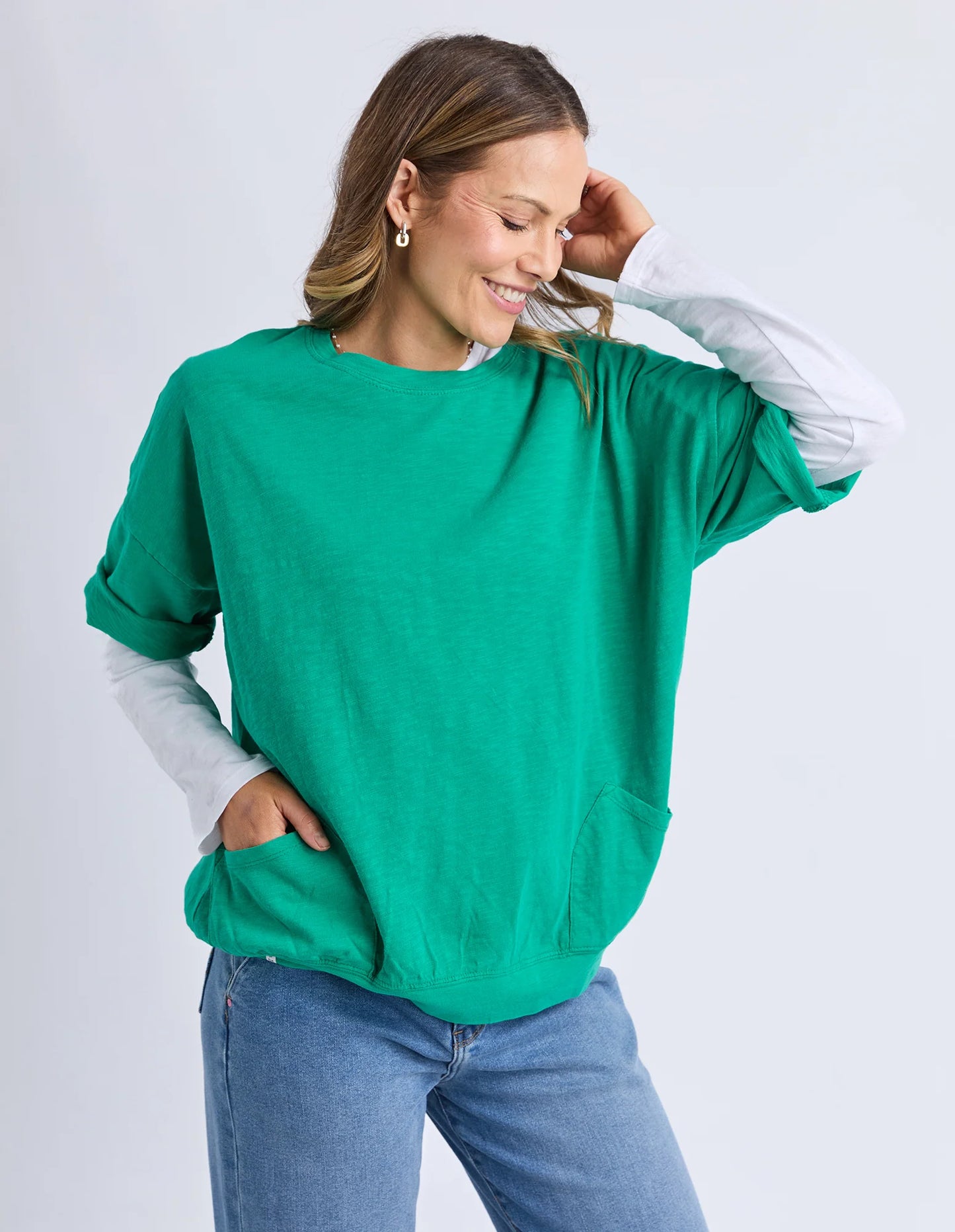 SWEAT MAZIE - TURQUOISE