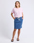SKIRT RICKETY - BLUE DENIM LOOK