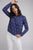 JUMPER DAISY EMBROIDERED COTTON KNIT - NAVY / WINTER WHITE