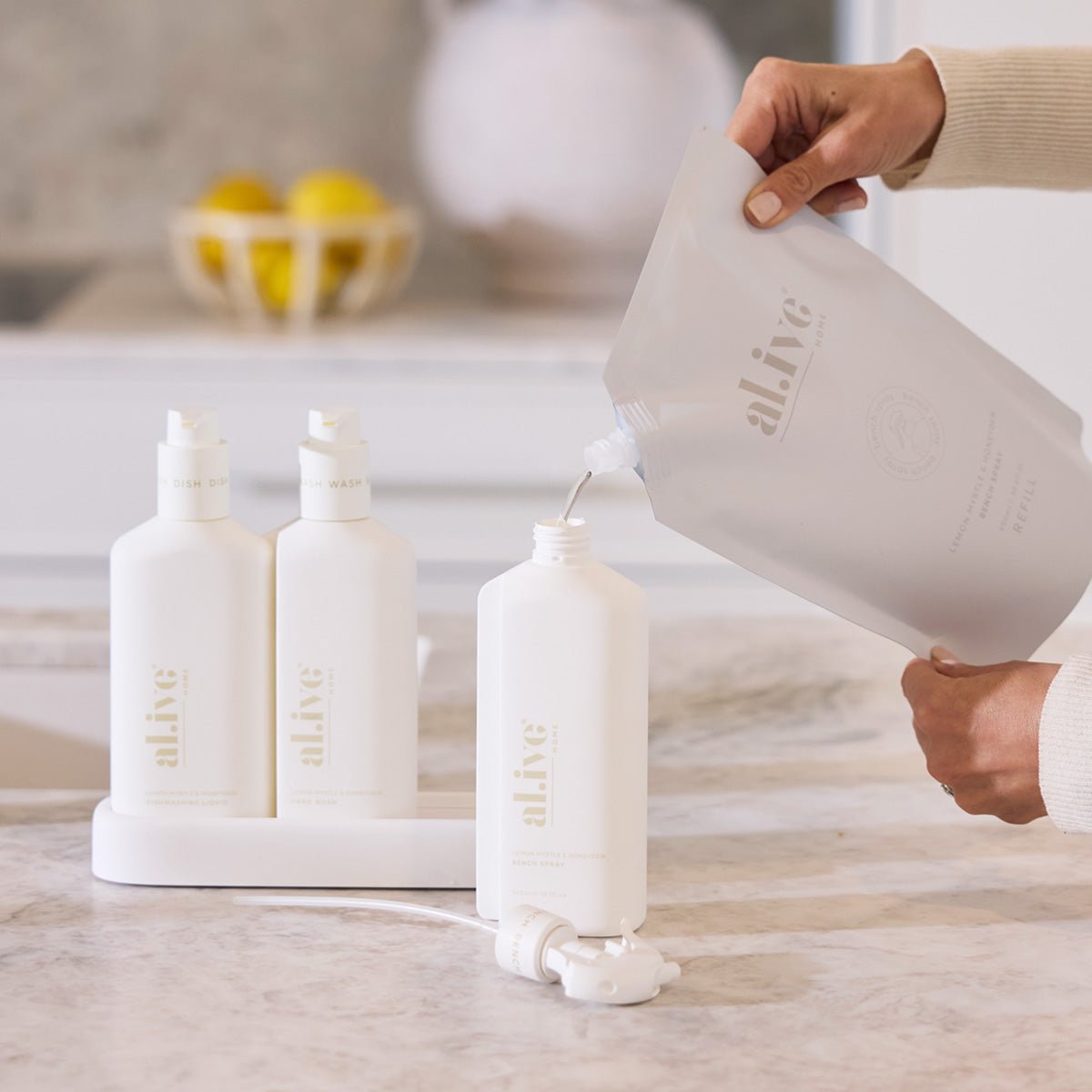 REFILL BENCH SPRAY - LEMON MYTRLE & HONEYDEW