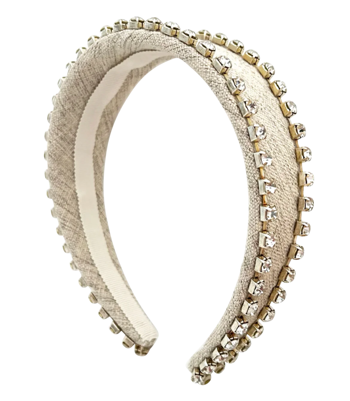 HEADBAND HAZEL LINEN WITH BLING