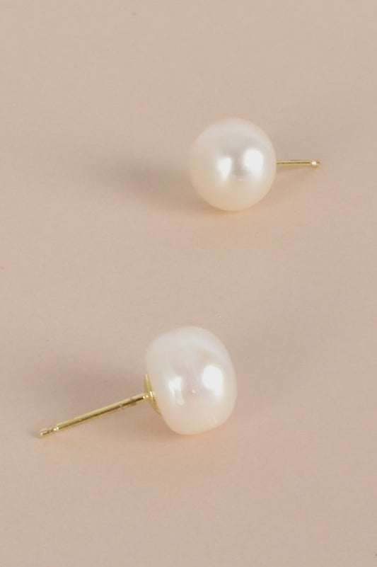 STUD FRESHWATER PEARL 10MM