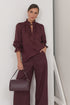 BAG SQUARE SHOULDER ALEXIA - PLUM