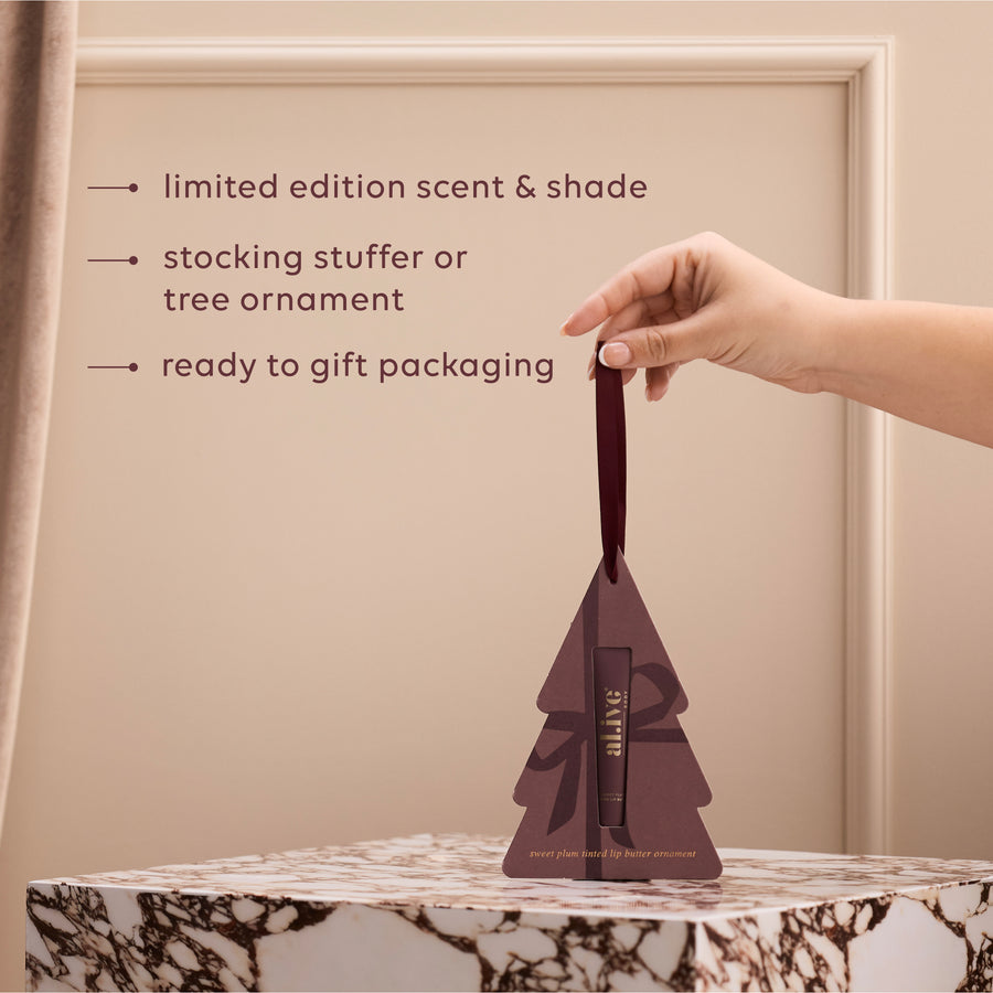 TINTED LIP BUTTER ORNAMENT - SWEET PLUM