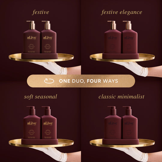 DUO TRANSFORMATIVE WASH & LOTION - SWEET PLUM & BERRIES