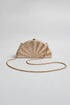 BAG PIA FAN SHELL RESIN CLUTCH - CHAMPAGNE