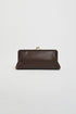 CLUTCH CLIP TOP SOFT - CHOCOLATE