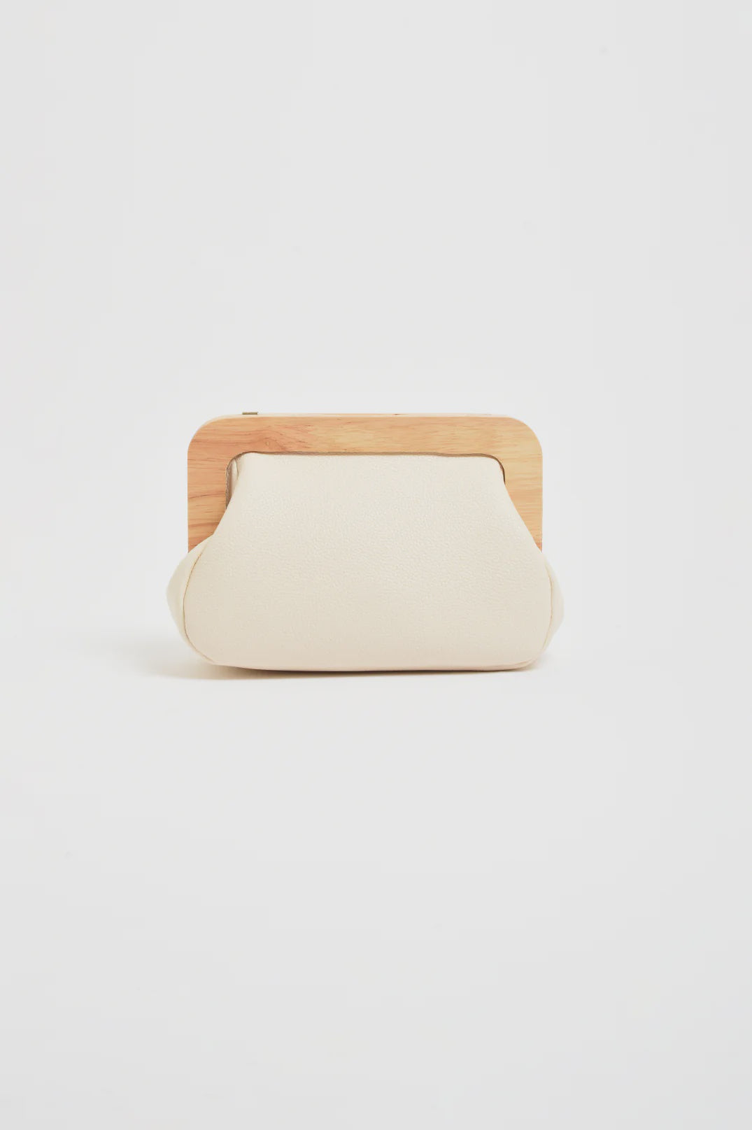 CLUTCH KIMMI TIMBER FRAME - OFF WHITE