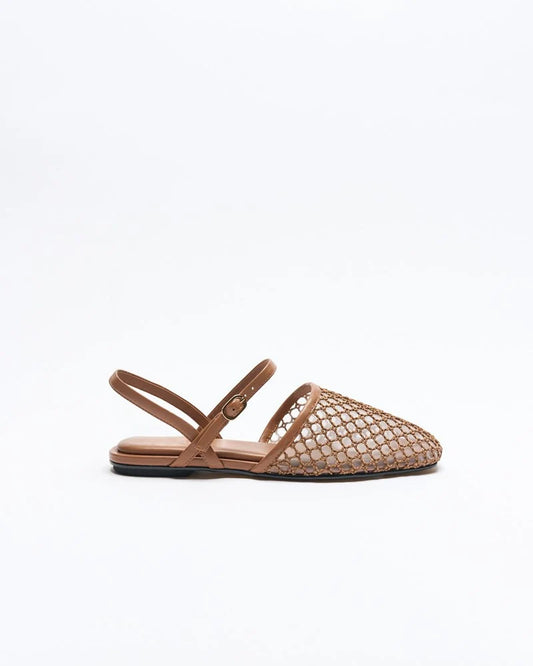 SHOE ANNI LEATHER FLAT