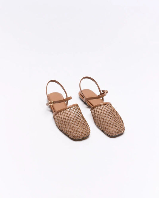 SHOE ANNI LEATHER FLAT