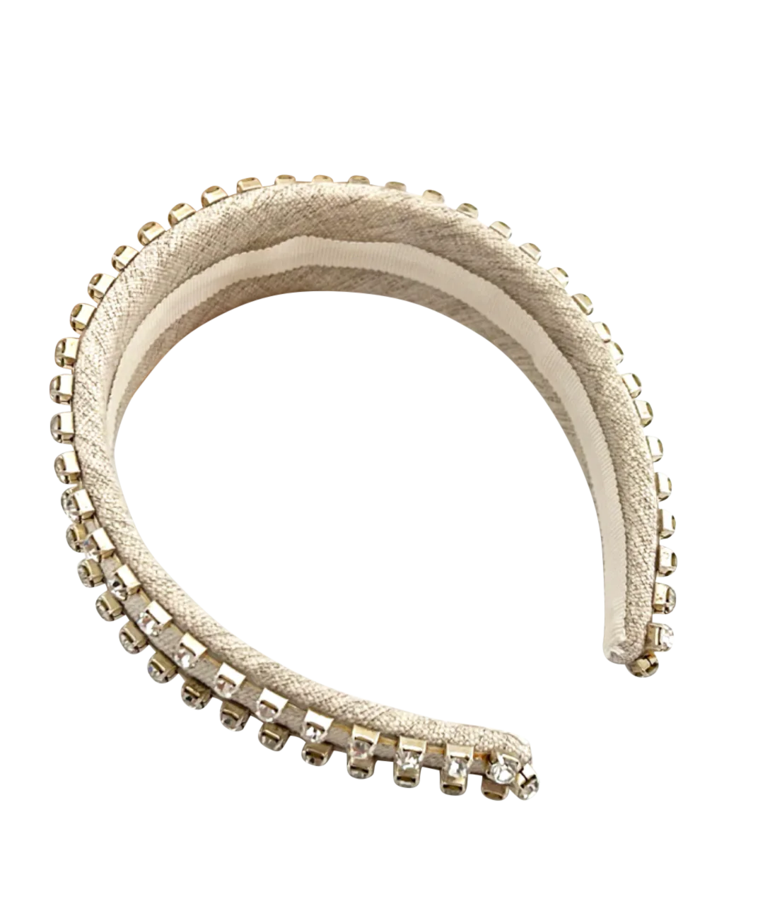 HEADBAND HAZEL LINEN WITH BLING