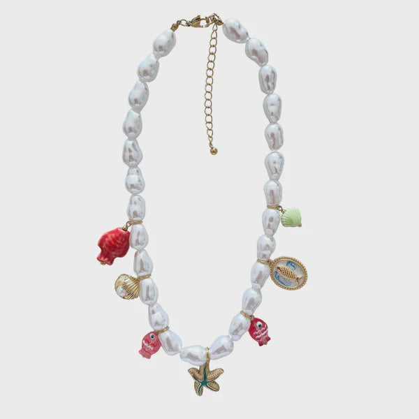 PEARL CHARM NECKLACE - UNDER THE SEA