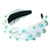 HEADBAND AMALFI KNOT - TURQUOISE