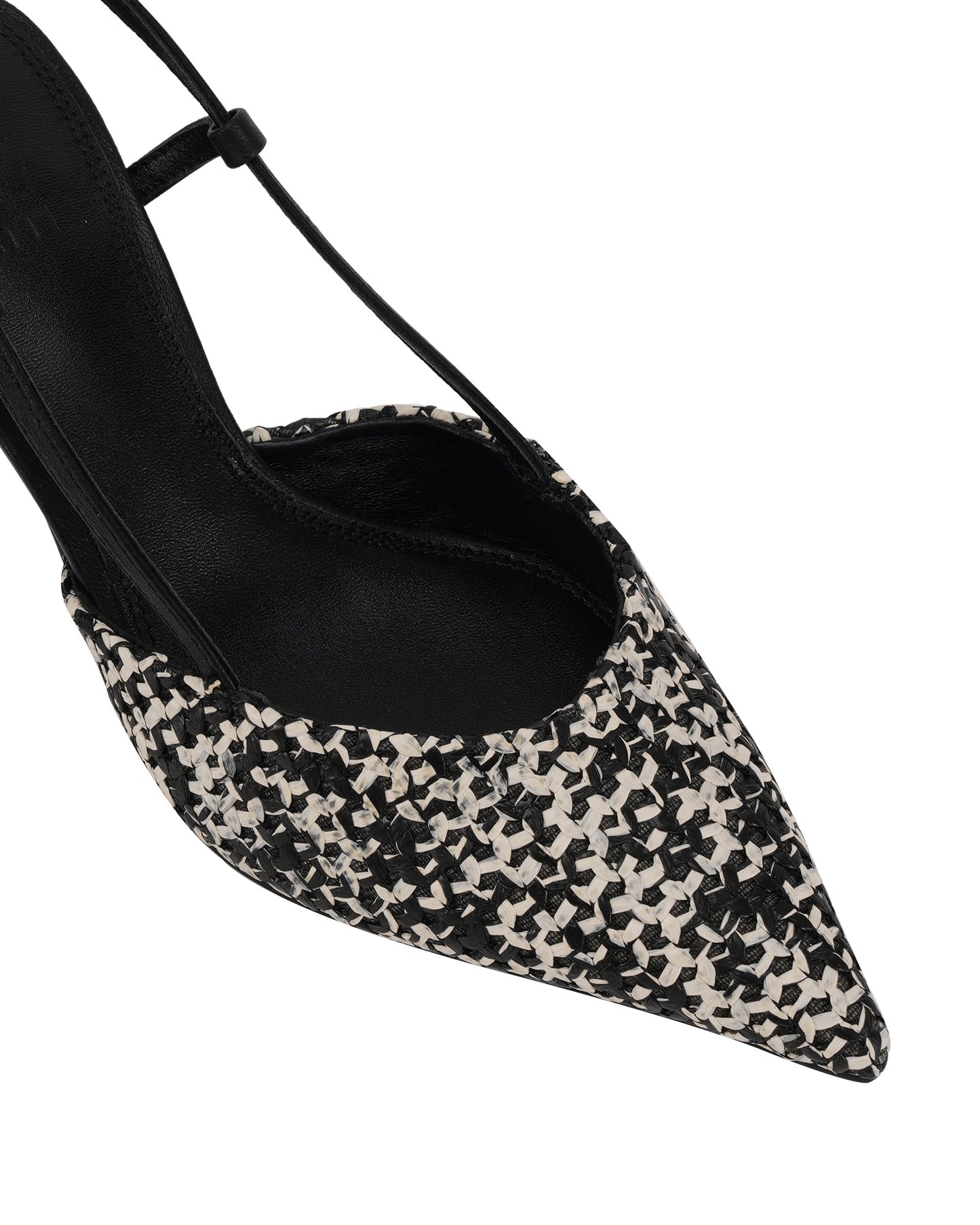HEEL MADDIE - BLACK/WHITE
