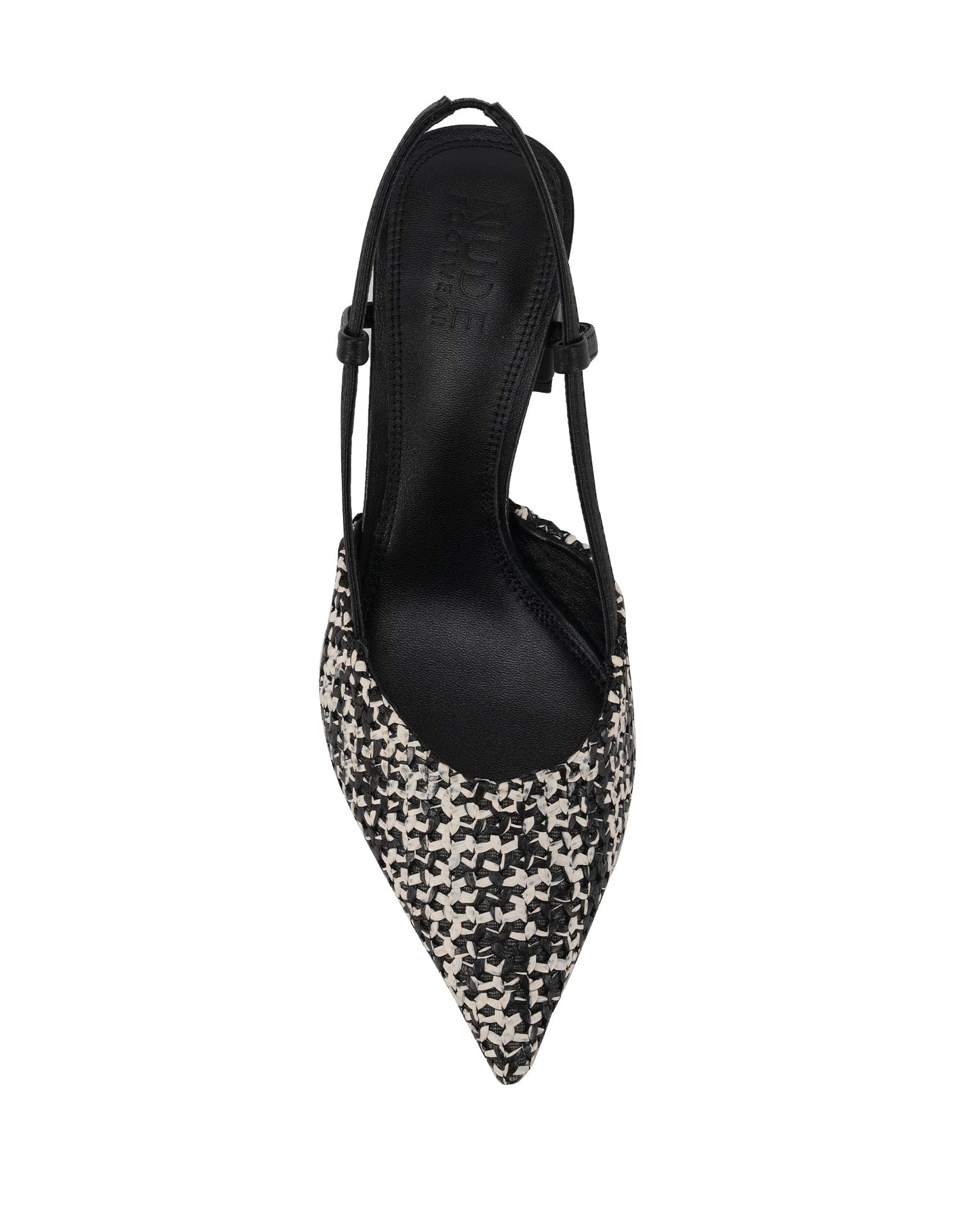 HEEL MADDIE - BLACK/WHITE