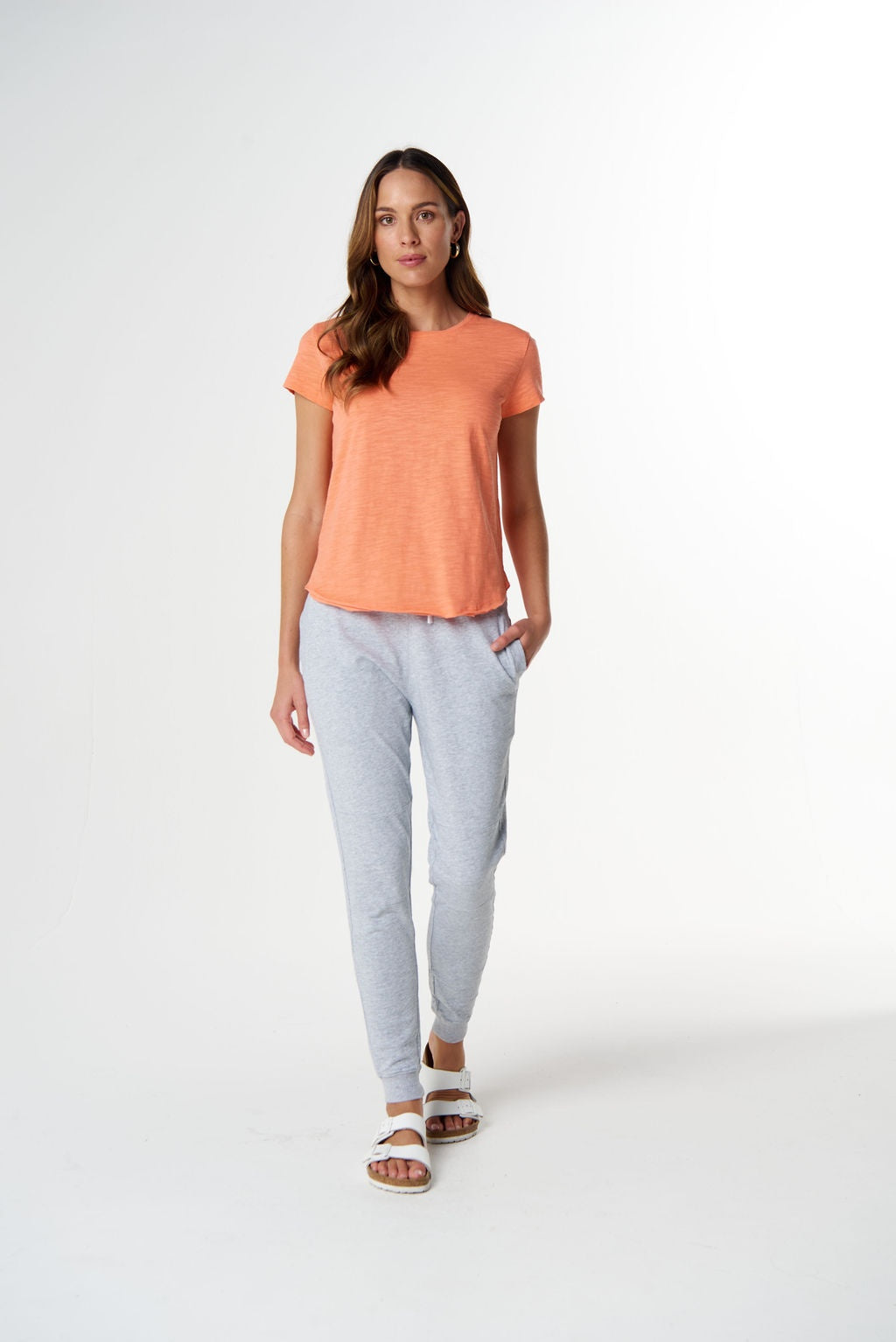 TEE SHAPED HEM - PEACH