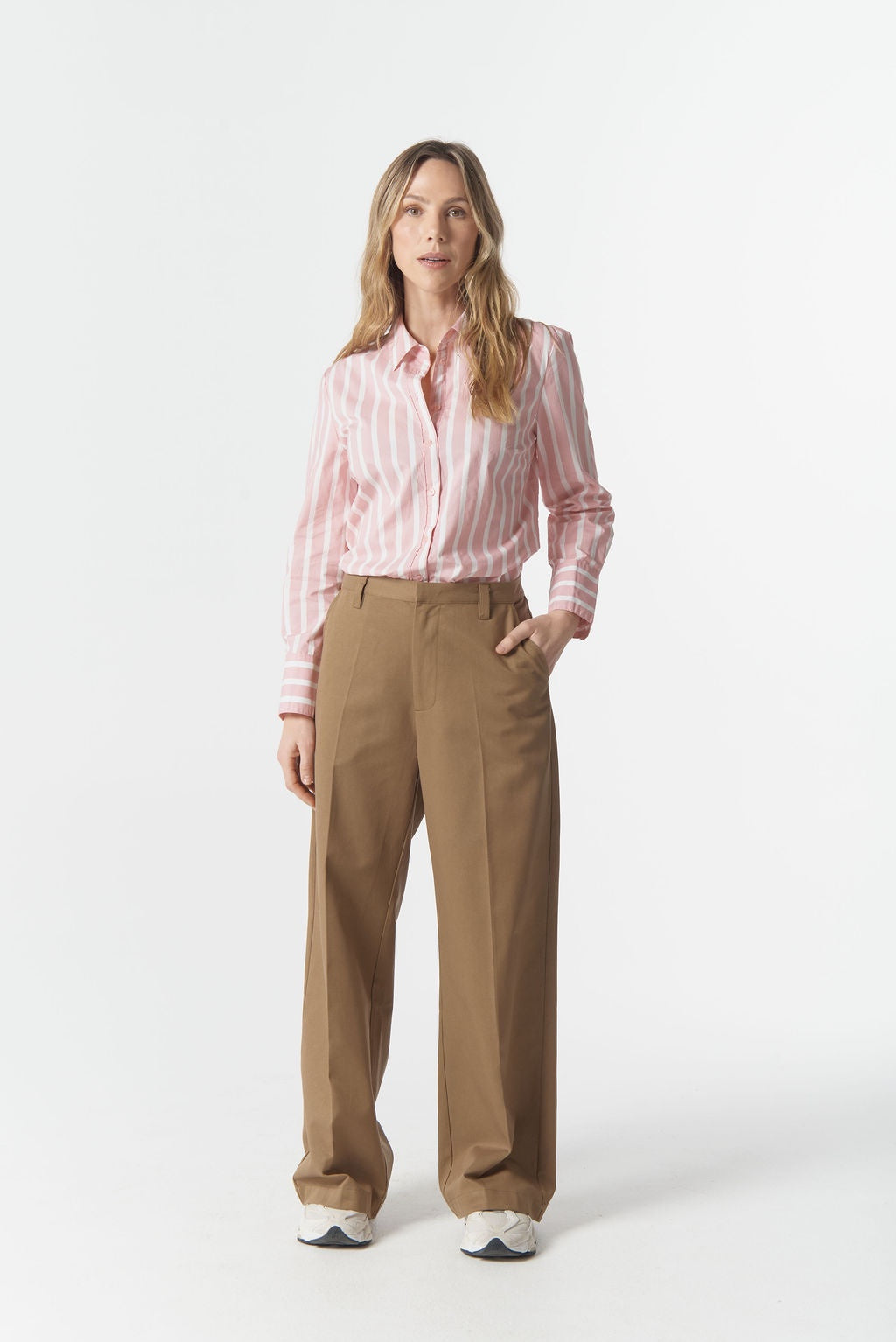 SHIRT MOST WANTED STRIPED - PINK A BOO