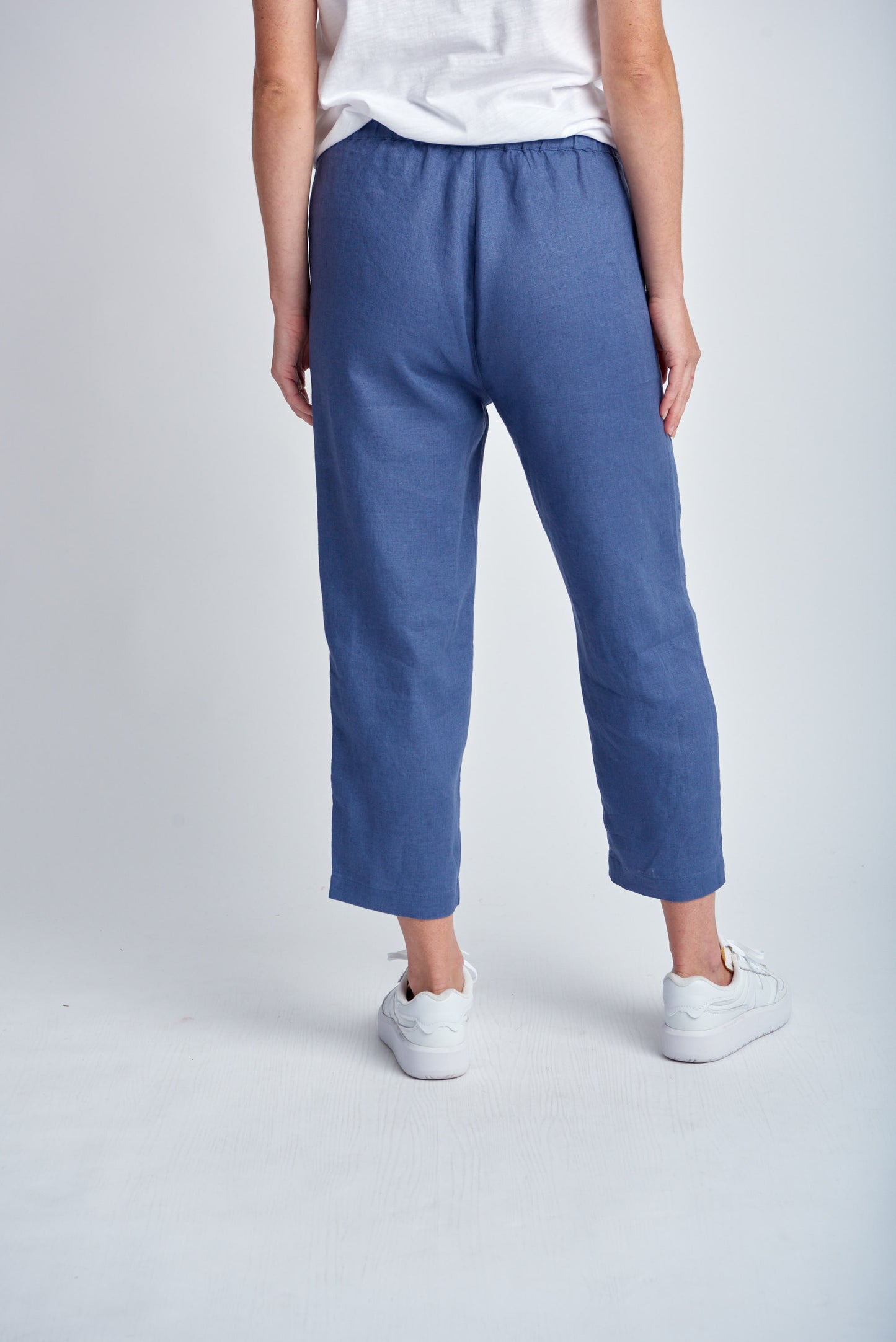 PANT LINEN CASUAL CROPPED