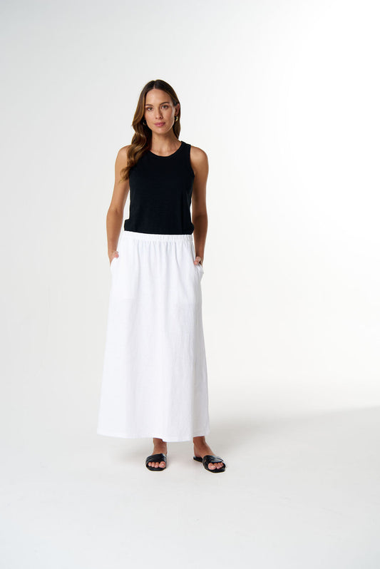 SKIRT WILD COTTON KNIT MAXI