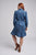 DRESS - DENIM (Chambray Pintuck Cotton Shirt Dress)