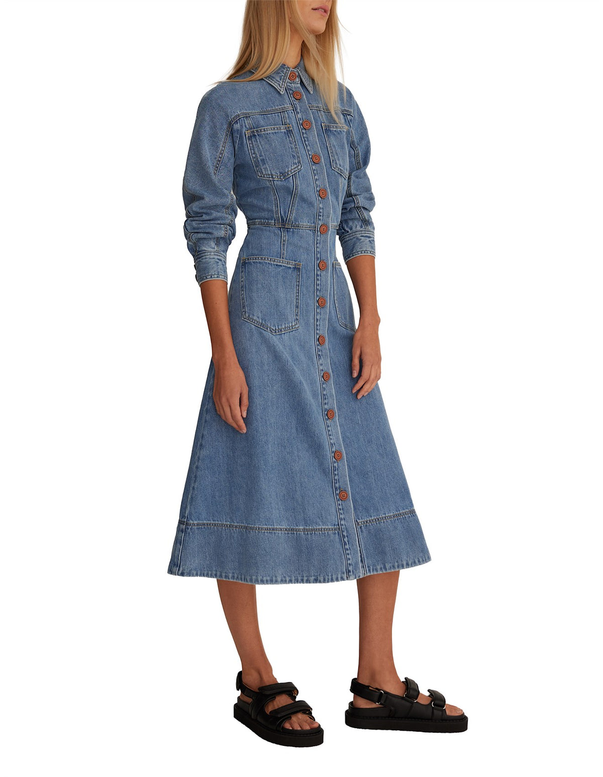 DRESS ELTON - BLUE DENIM