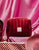 COSMETIC CASE - BURGUNDY VELVET