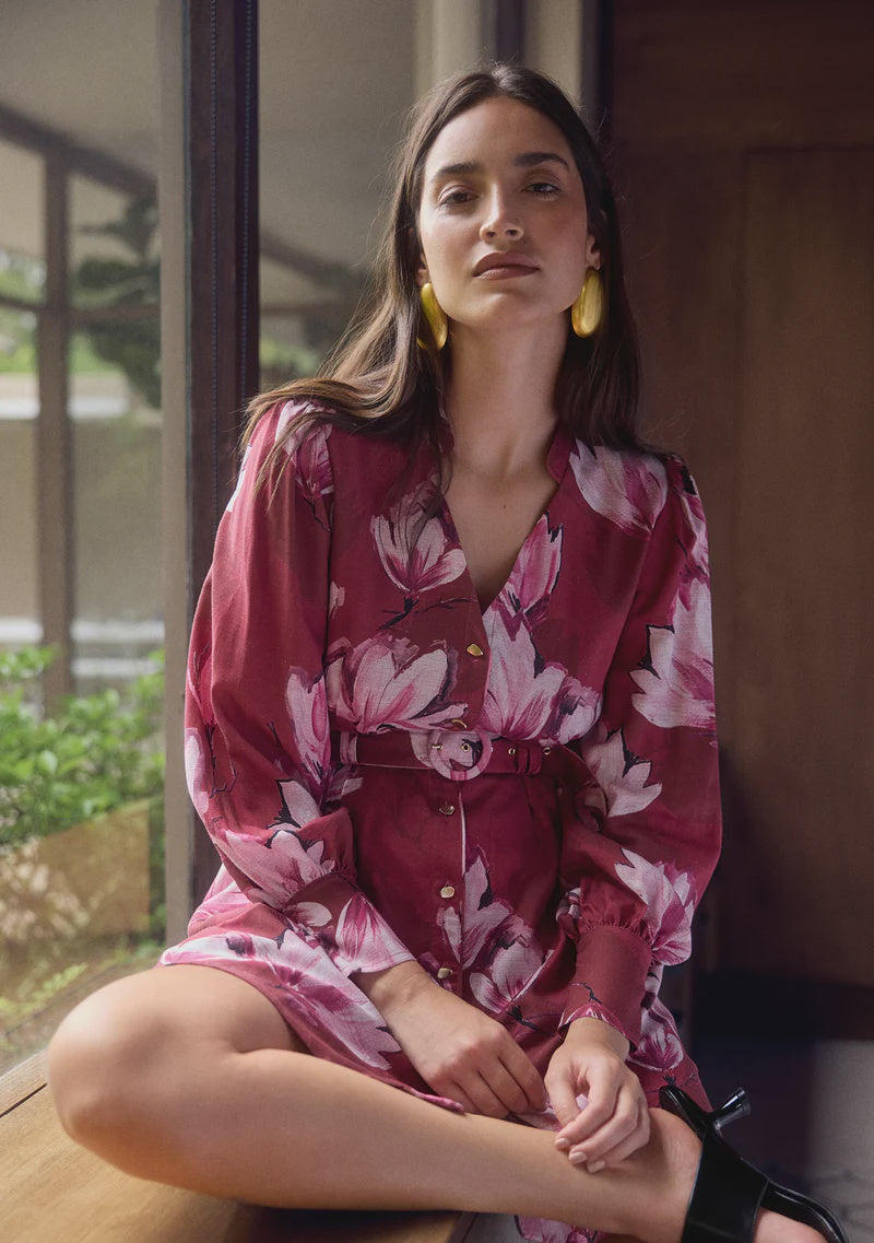 DRESS LILOU EMBROIDERY MINI