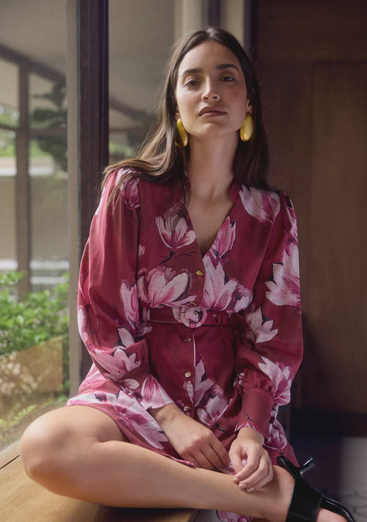 DRESS LILOU EMBROIDERY MINI