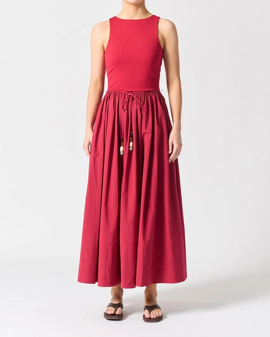 DRESS CORSICA - CRIMSON