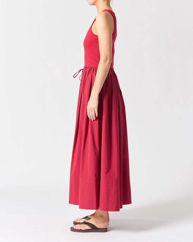 DRESS CORSICA - CRIMSON