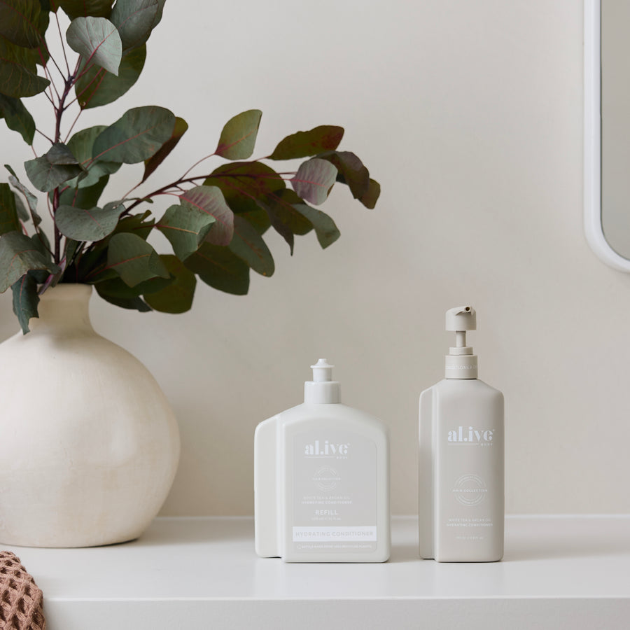 REFILL 650ML CONDITIONER - WHITE TEA & ARGAN OIL
