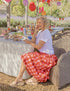 SKIRT EDIN - POPPY CHECK