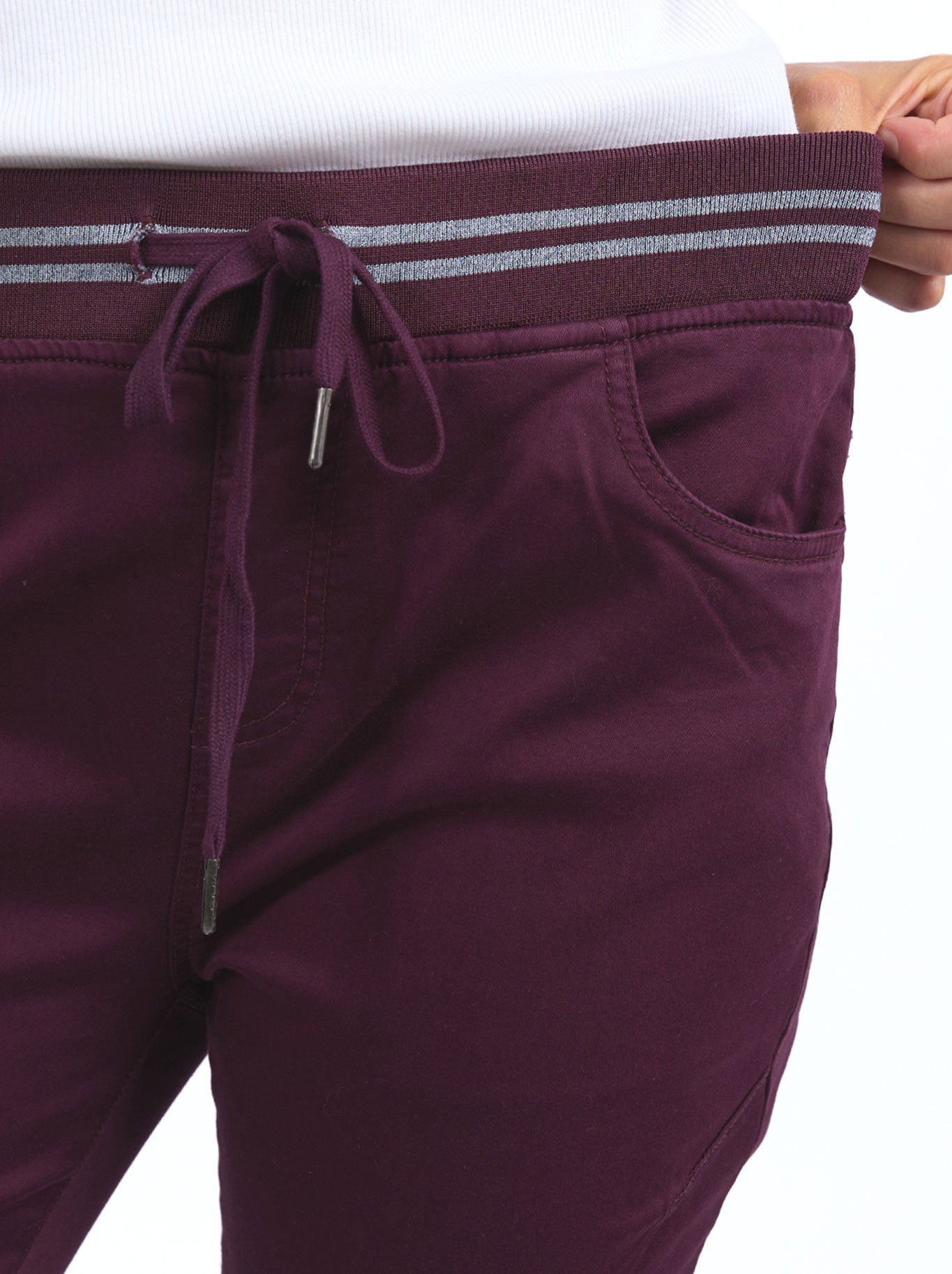 PANTS MARGO JOGGER - MERLOT
