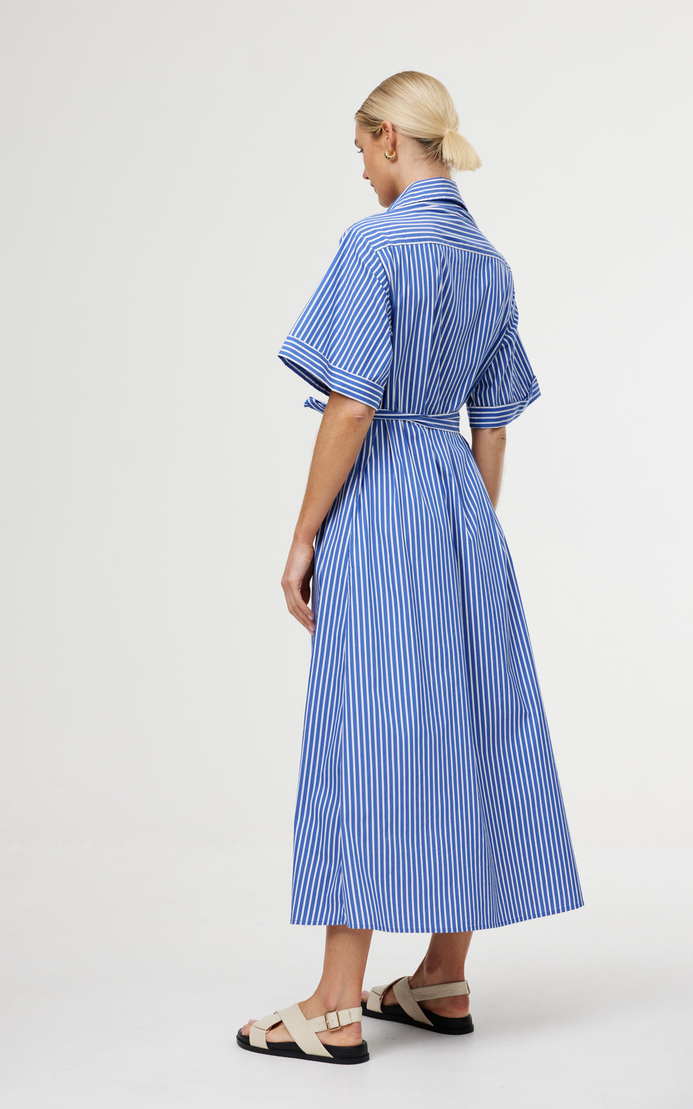 DRESS EMELIA - RIVIERA STRIPE - LAST ONE SIZE XL!