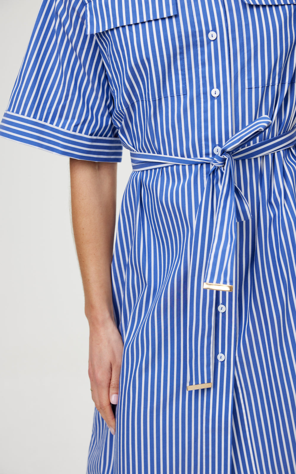DRESS EMELIA - RIVIERA STRIPE - LAST ONE SIZE XL!
