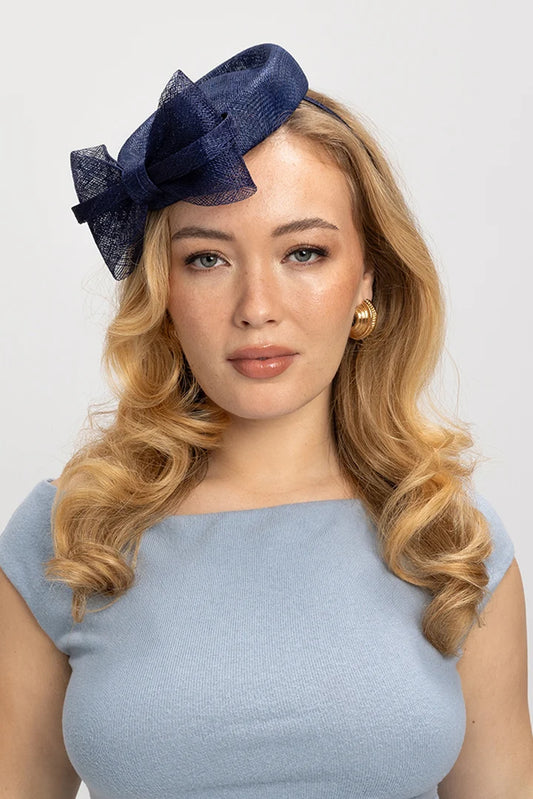 FASCINATOR JULIET - NAVY BLUE