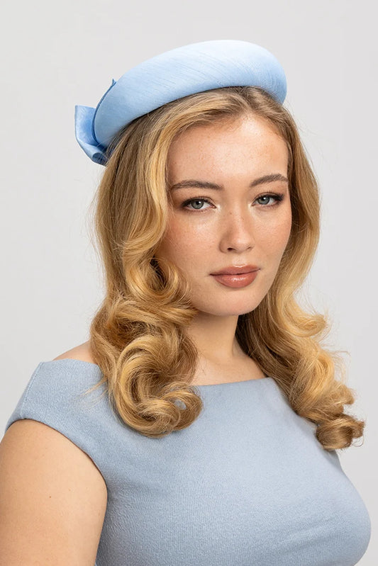 HAT SAMARA PILLBOX - BLUE