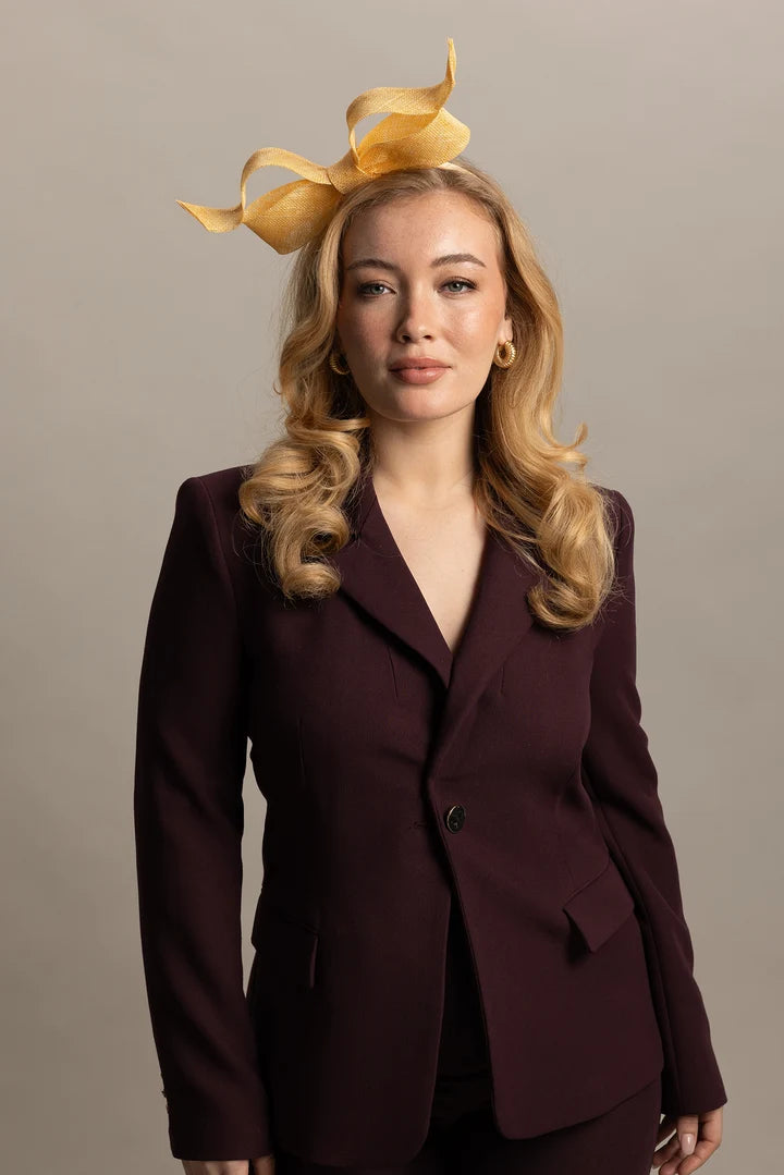 FASCINATOR SUTTON - BUTTER YELLOW