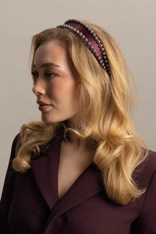 HEADBAND RALEIGH - BURGUNDY