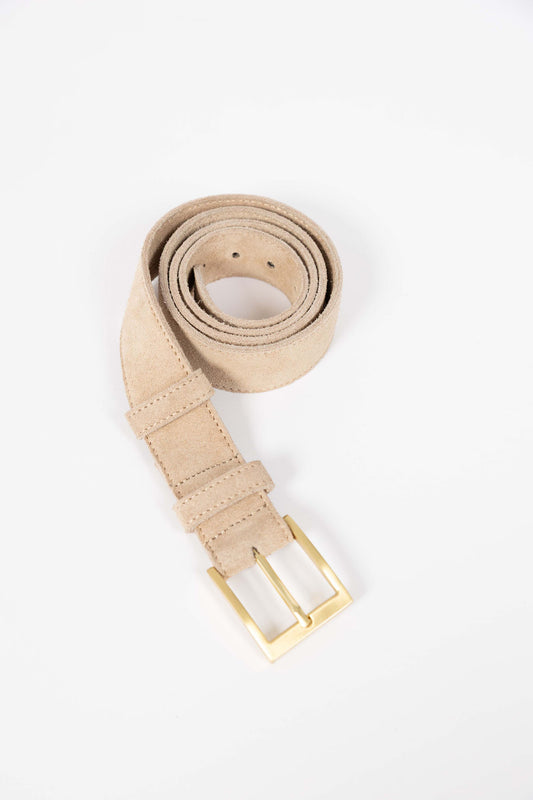 BELT CLASSIC SUEDE - STONE