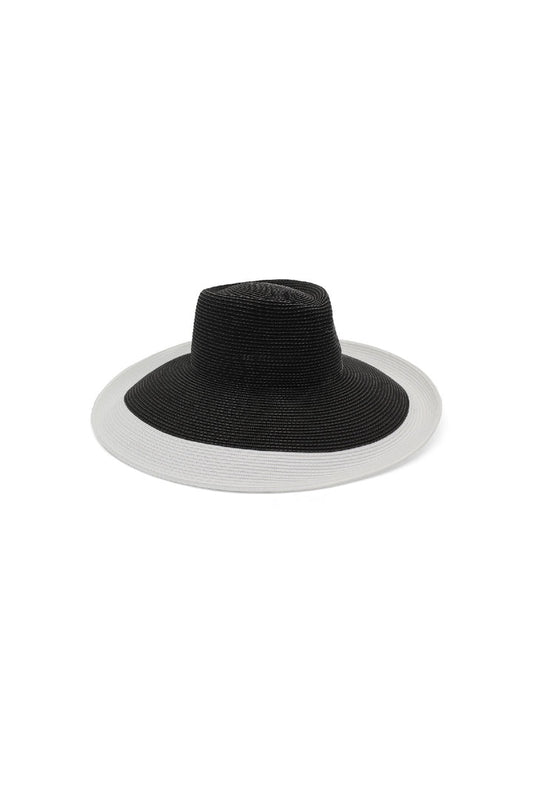 HAT AVEN FEDORA - BLACK & WHITE