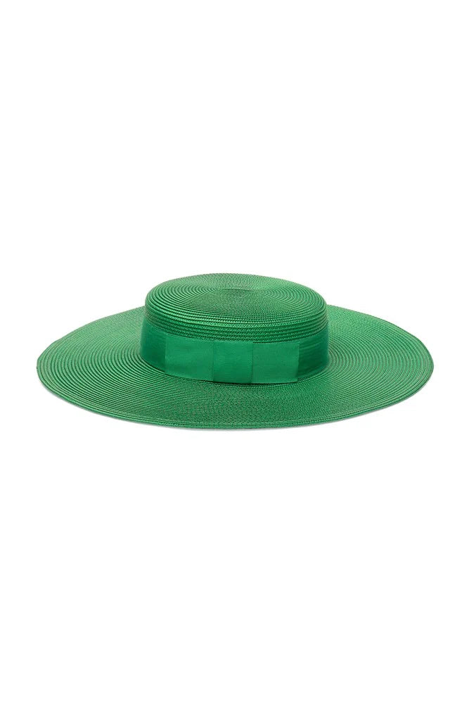BOATER MACY - EMERALD GREEN
