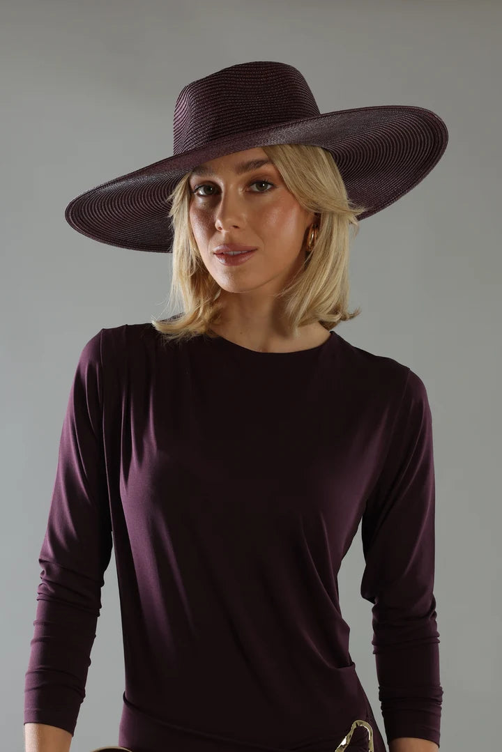 FEDORA ARIA - BURGUNDY