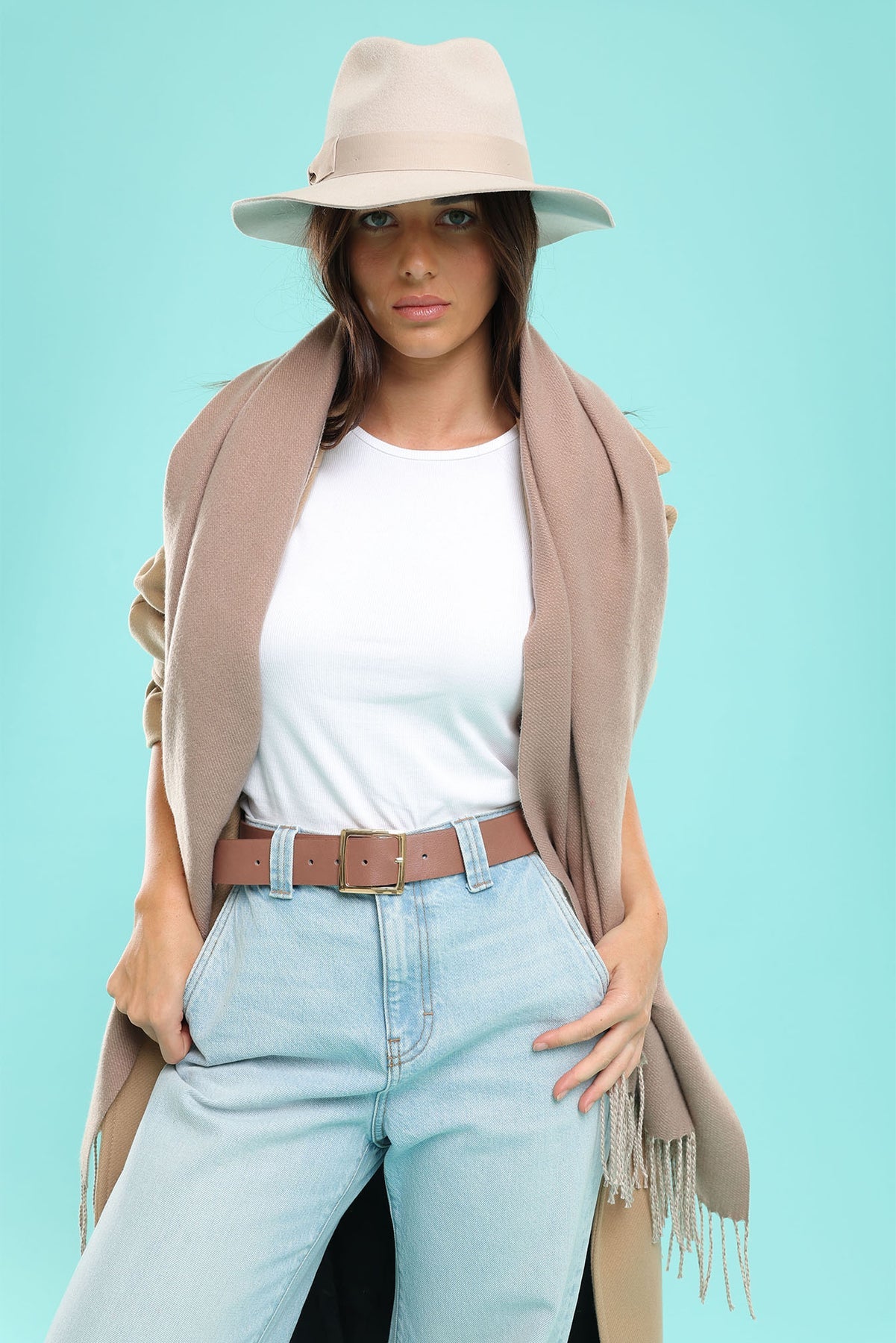 HAT BLANCA WOOL FEDORA