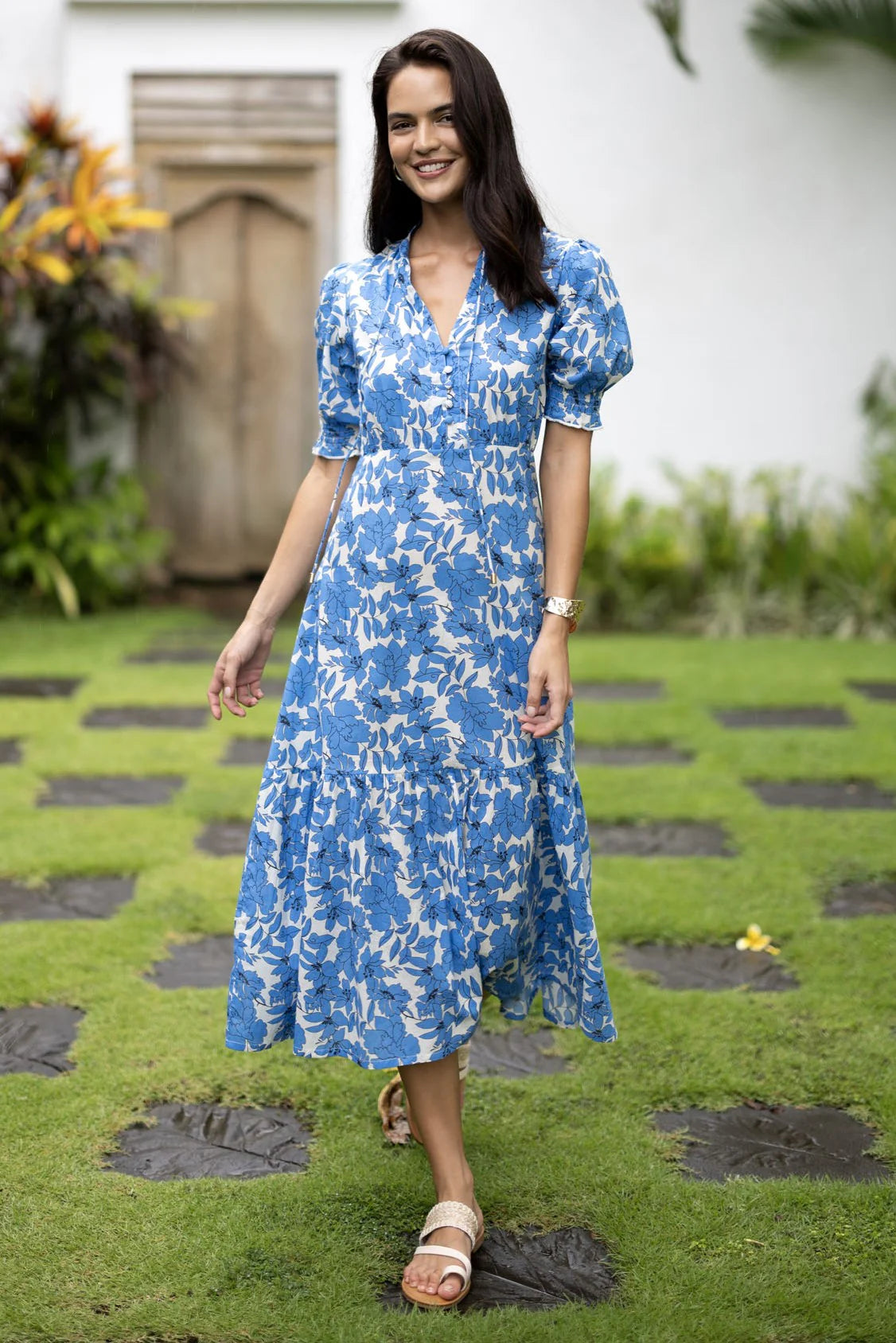 DRESS FLEUR MIDI