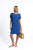 DRESS SANA SHIFT - ROYAL BLUE